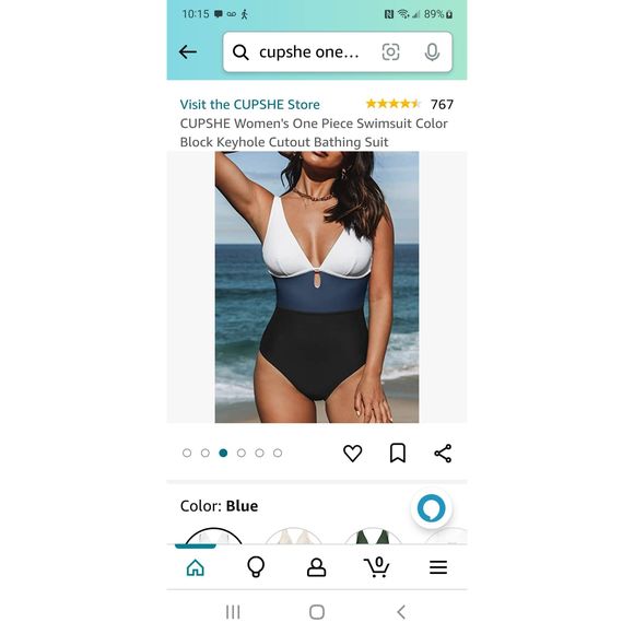 NWT CUPSHE SWIMSUIT 𩱠- Picture 3 of 6